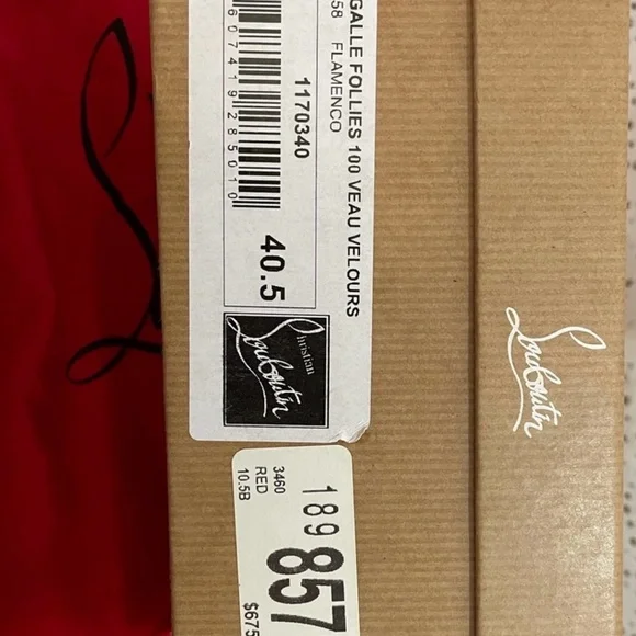 Christian Louboutin Pigalle Follies 100 Veau Velours - Picture 9 of 9